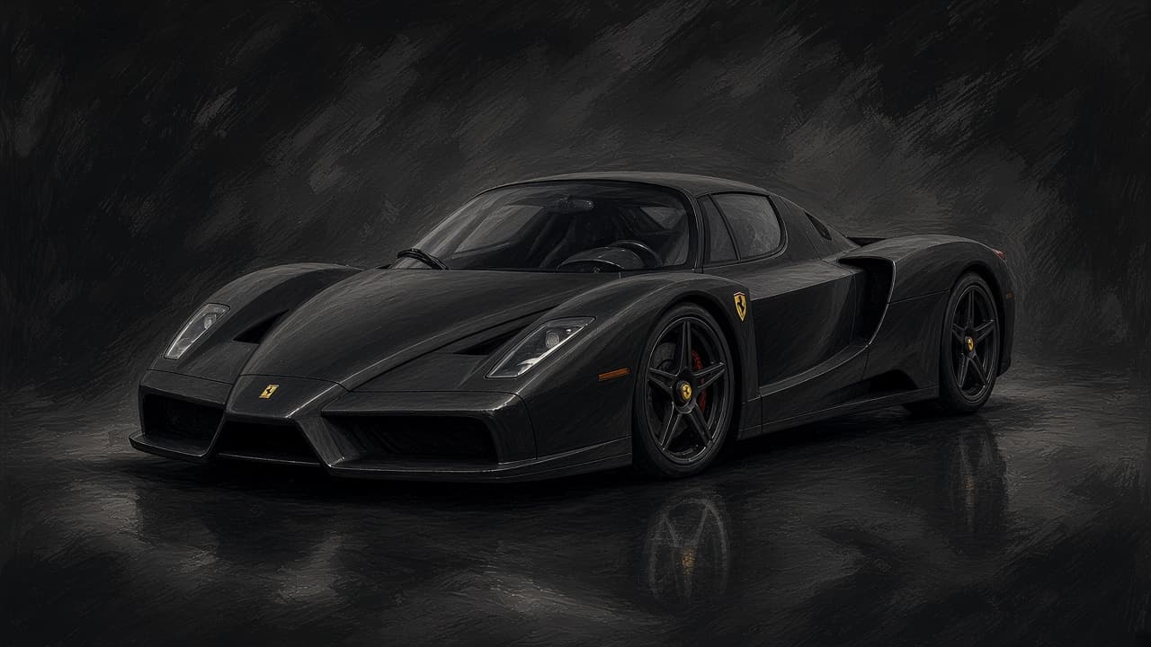 2004 Ferrari Enzo Matte Nero Opaco
